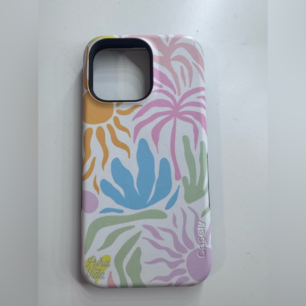 Casetify Floral Pastel Phone Case - Pink/Blue/Green